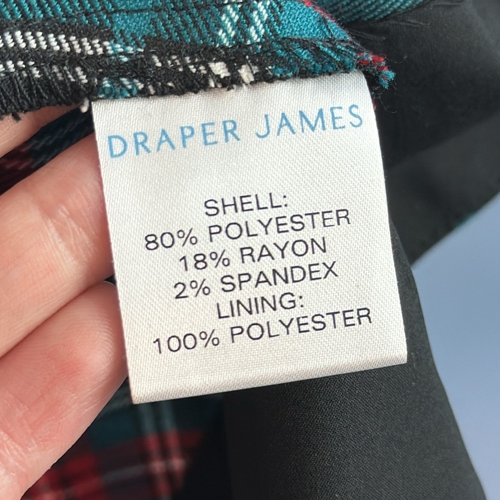 NWT Draper James Georgia Tartan Plaid Love Circle Waist Tree Dress Size 14 - Picture 9 of 16